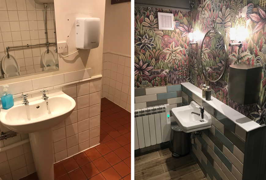 DA Beeley WC Before & After