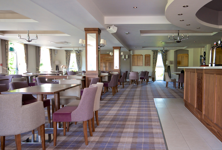 golf club house interior design refurbishment pannal golf club harrogate