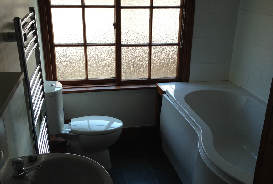 bathroom before after photos holiday cottage yorkshire