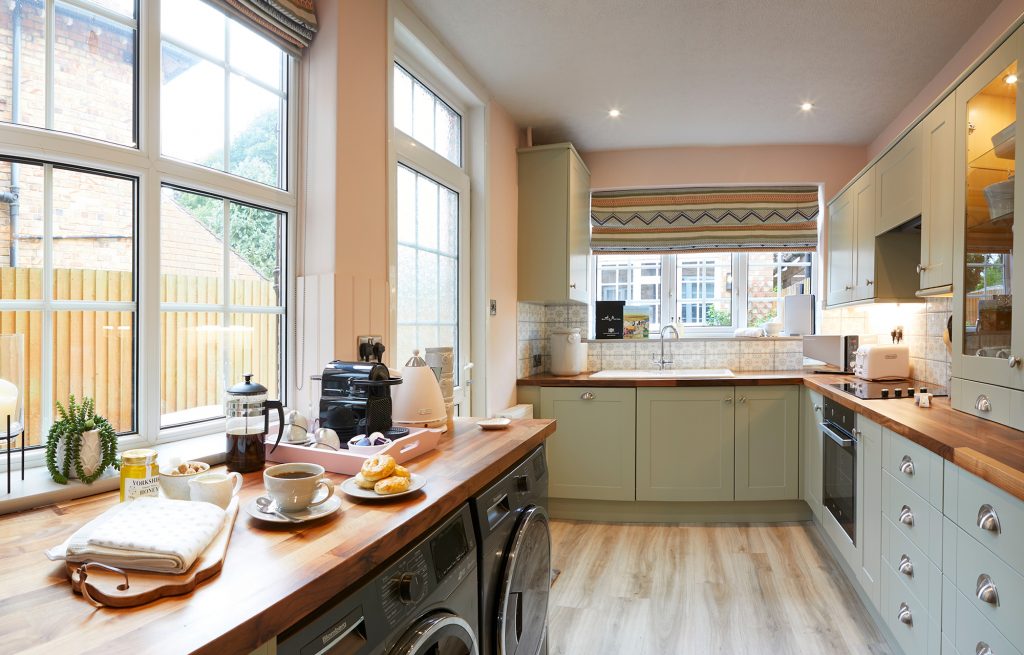 Light filled kitchen of No 20 North Street