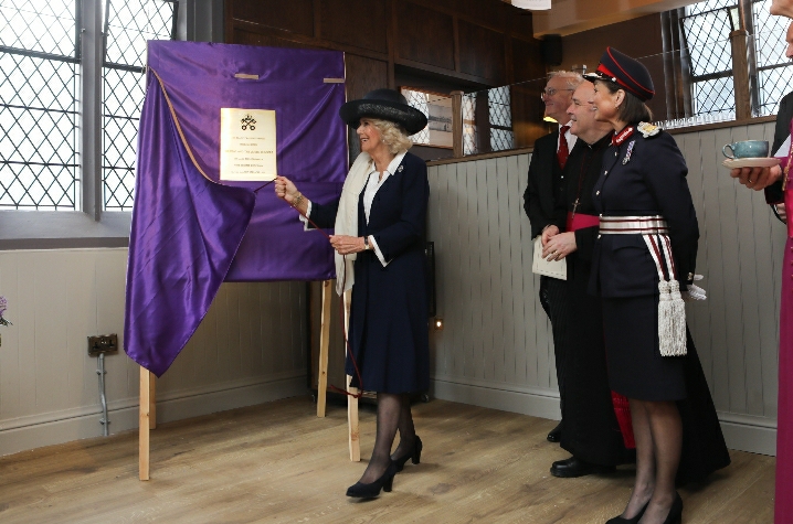 King and Queen Consort opening the Minster Refectory